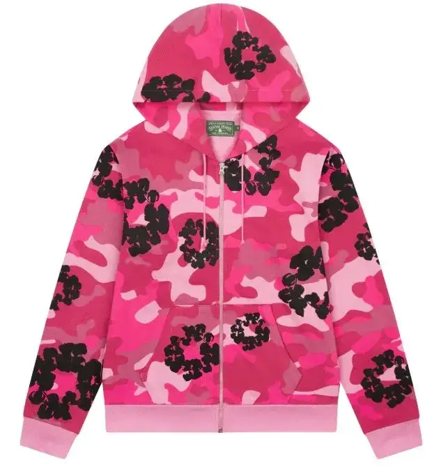 Denim Tears New Zip Hoodie — 6026 Rose Powder colorway — Joyagoo Spreadsheet photo