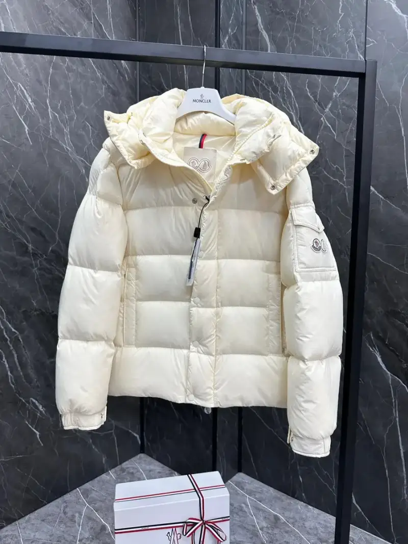 Moncler Maya 70th Anniversary Special Edition Short Down Jacket — White. colorway — Joyagoo Spreadsheet photo