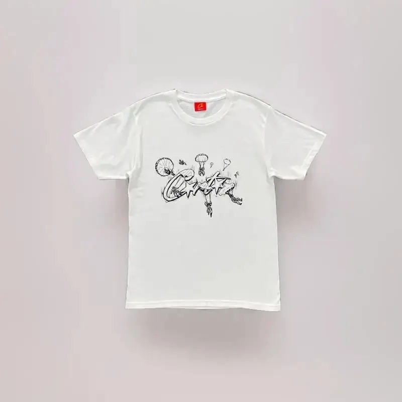 Corteiz Tee — Sky Diver White colorway — Joyagoo Spreadsheet photo