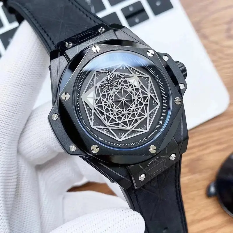 Hublot Big Bang Sang Bleu — Black  Black Disk  Black Belt colorway — Joyagoo Spreadsheet photo