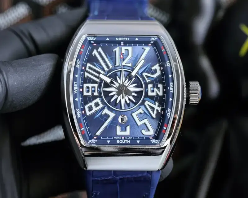Vanguard Yachting Watch — Silver Shell  Blue Plate Blue Tape colorway — Joyagoo Spreadsheet photo