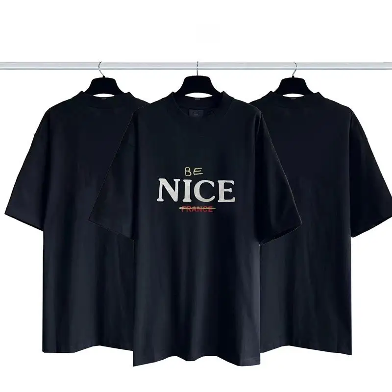 Balenciaga Tees — NICE Letter Print Short Sleeve colorway — Joyagoo Spreadsheet photo