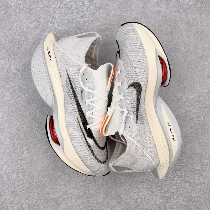 Nike Air ZoomX AlphaFly NEXT% 2 — White and black colorway — Joyagoo Spreadsheet photo