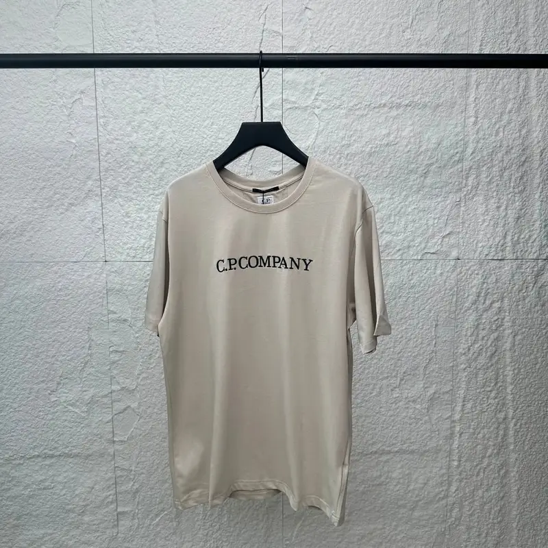 CP Company Logo T-Shirt — 9906 Light Khaki colorway — Joyagoo Spreadsheet photo