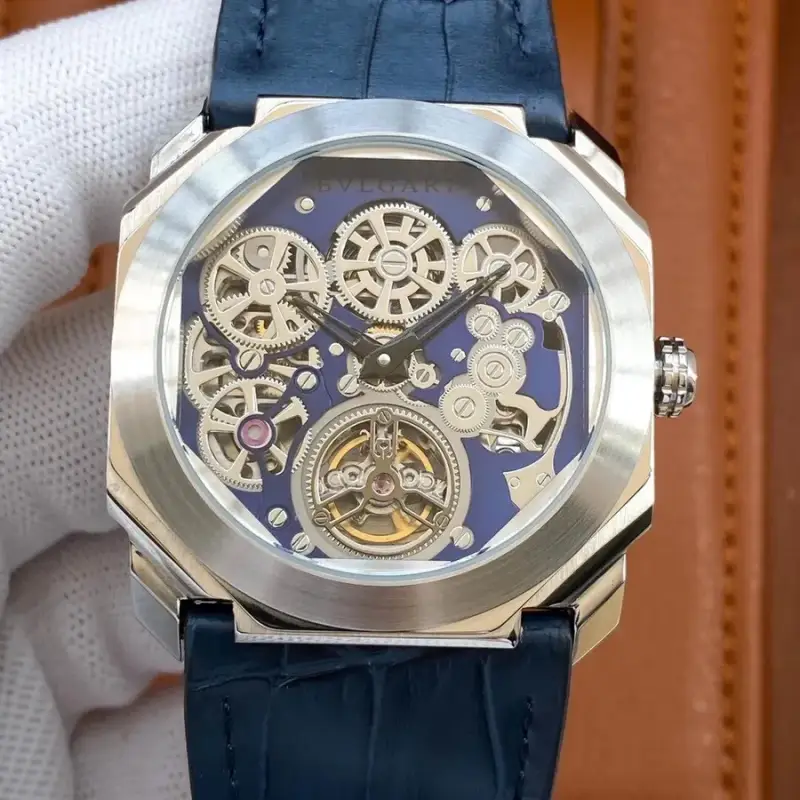 Bvlgari Watch — Silver Shell-Blue Plate Blue Belt colorway — Joyagoo Spreadsheet photo