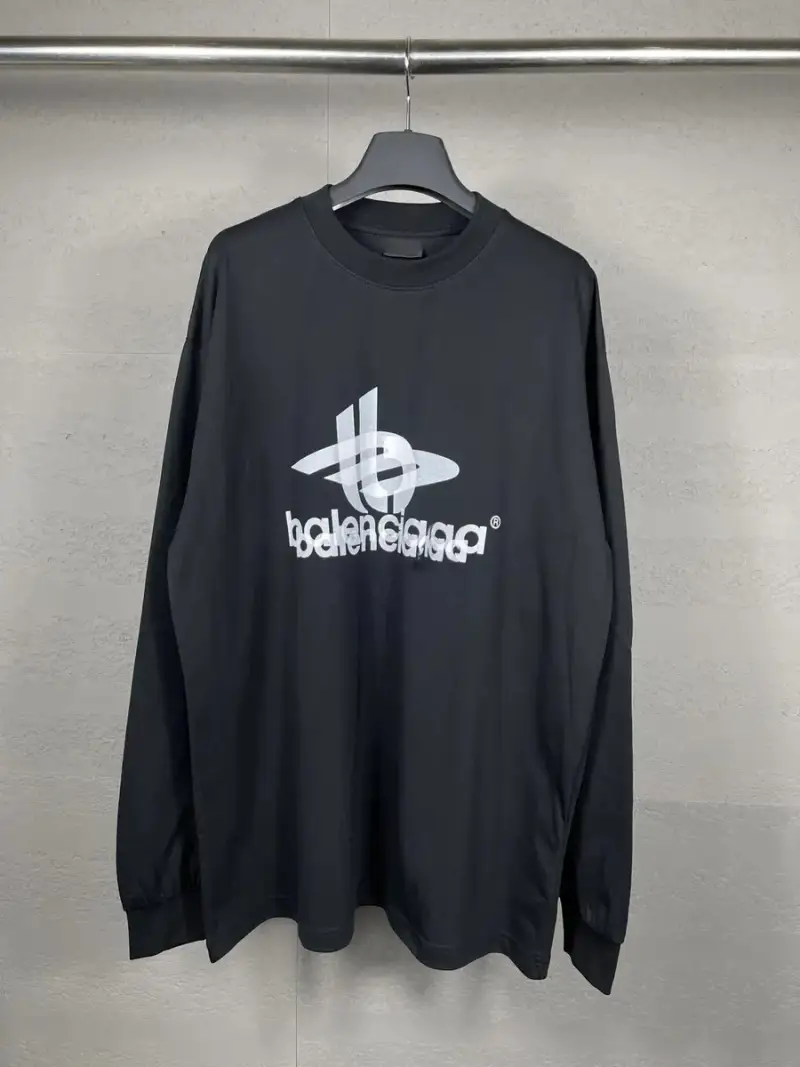 Balenciaga B Logo Long Sleeve — black colorway — Joyagoo Spreadsheet photo