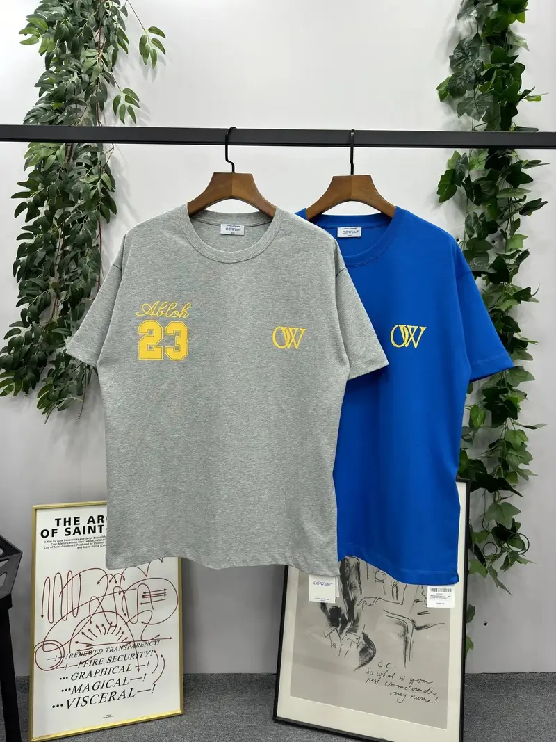 Off-White Scratch T-Shirt — Blue 09 colorway — Joyagoo Spreadsheet photo