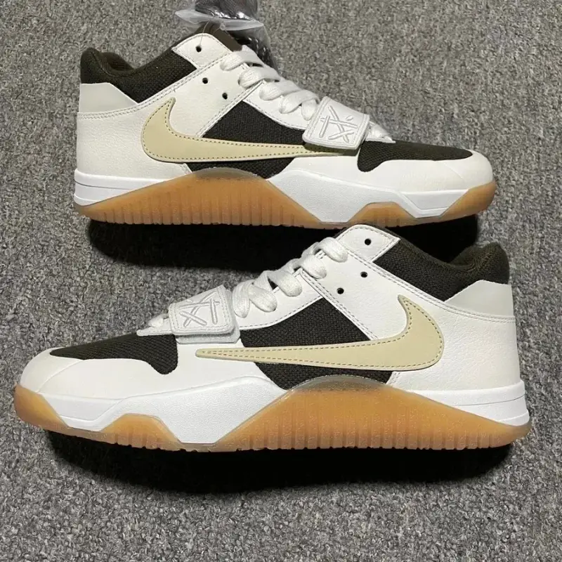 Jumpan Travis Scott University Red Shoes — white colorway — Joyagoo Spreadsheet photo
