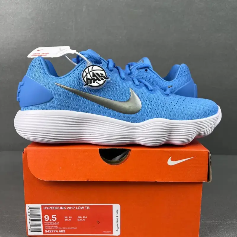 Hyperdunks Shoes — North Carolina Blue 942774-403 colorway — Joyagoo Spreadsheet photo