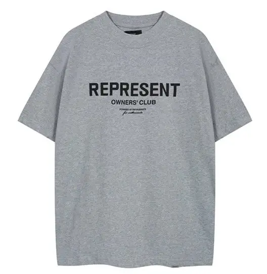 HOUSE OF ERRORS T-shirt — R3012# front print gray colorway — Joyagoo Spreadsheet photo