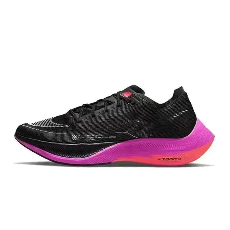 Nike Zoom Vaporfly NEXT% Orange — Marathon II [Black and Purple]] colorway — Joyagoo Spreadsheet photo