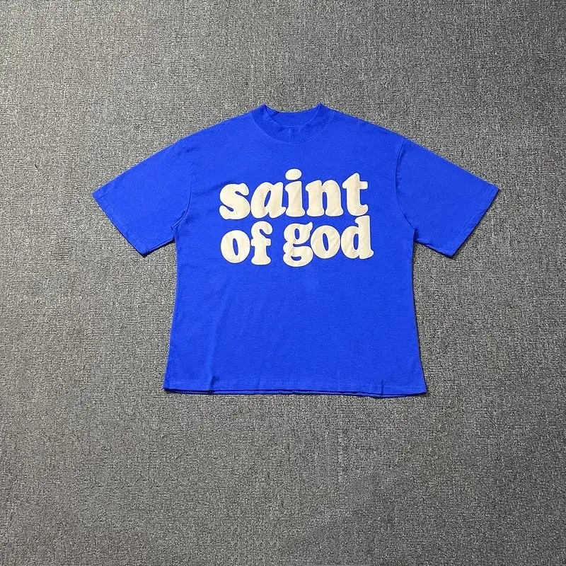 Saint Of God T-Shirt — blue colorway — Joyagoo Spreadsheet photo