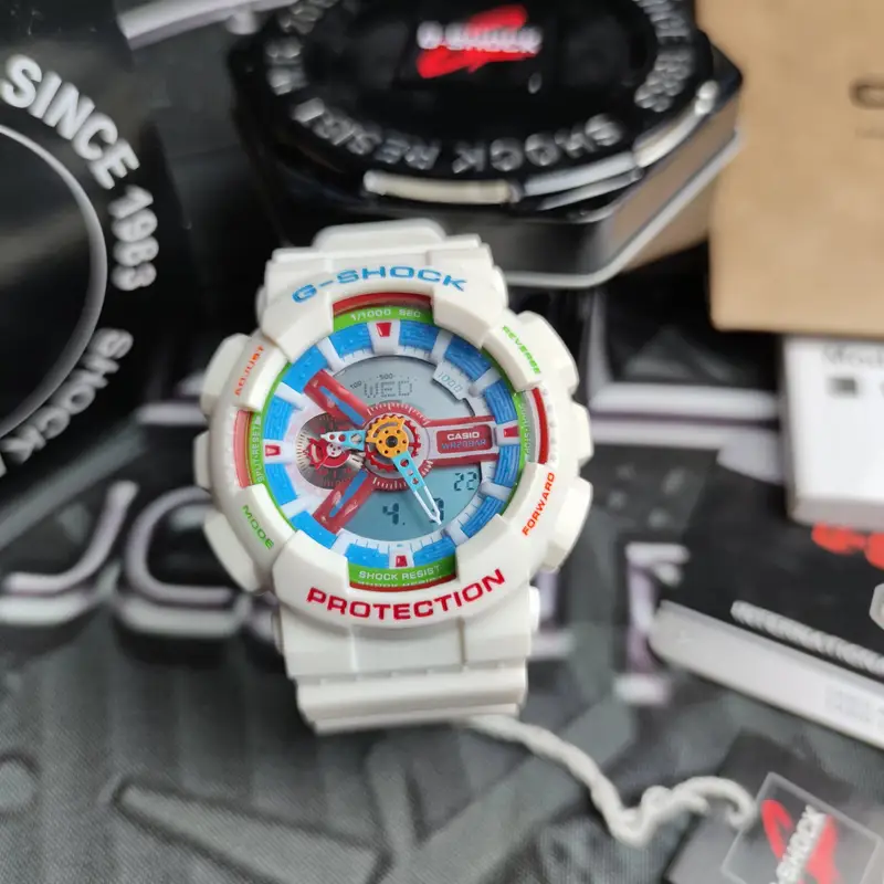 G-SHOCK Casio GA-110GW-7AER Watch — White toys colorway — Joyagoo Spreadsheet photo