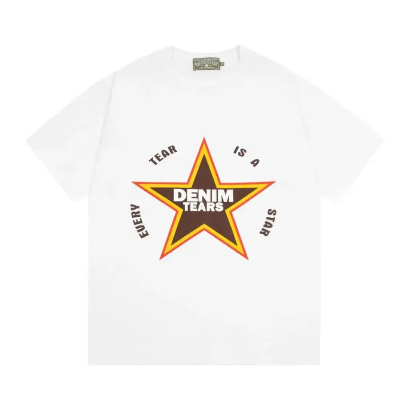 Denim Tears x Offset T-Shirt — White five-pointed star colorway — Joyagoo Spreadsheet photo