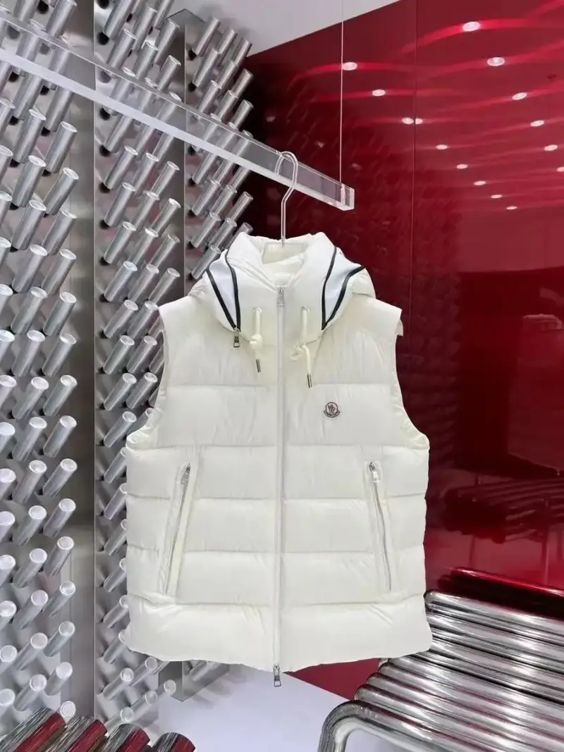 Moncler Cardamine Gilet Vest — White colorway — Joyagoo Spreadsheet photo