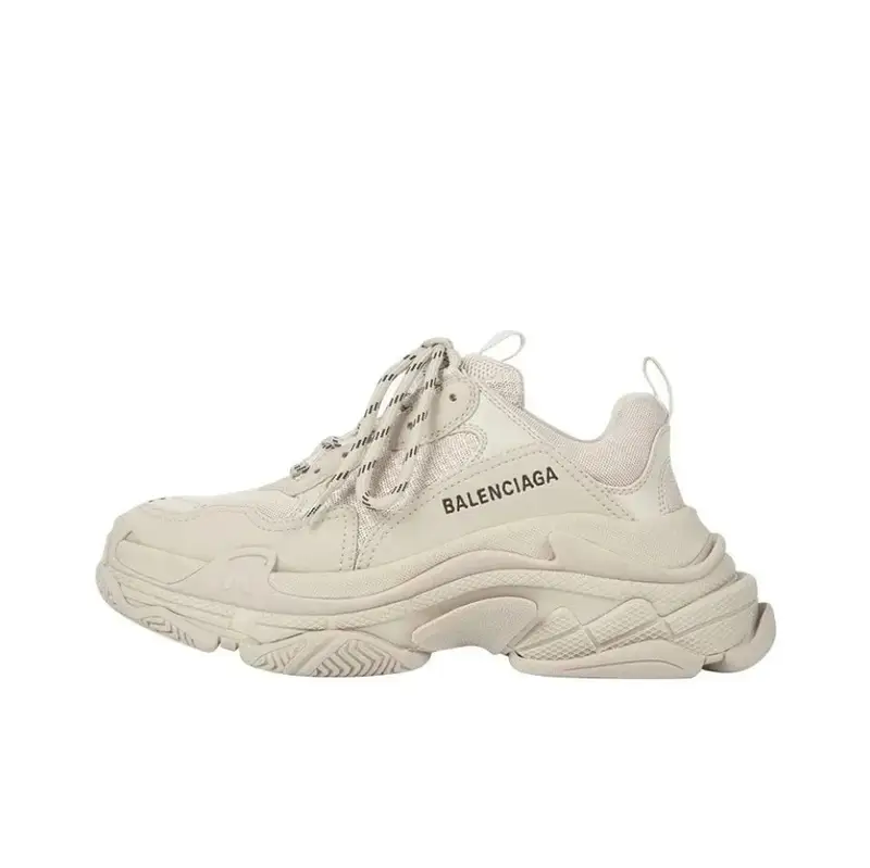 Balenciaga 3S White Shoes — Khaki colorway — Joyagoo Spreadsheet photo