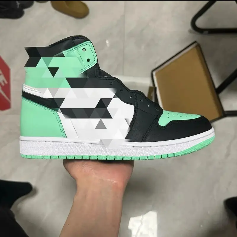 Jordan 1 Union Black Toe — Tiffany Green 2.0 colorway — Joyagoo Spreadsheet photo