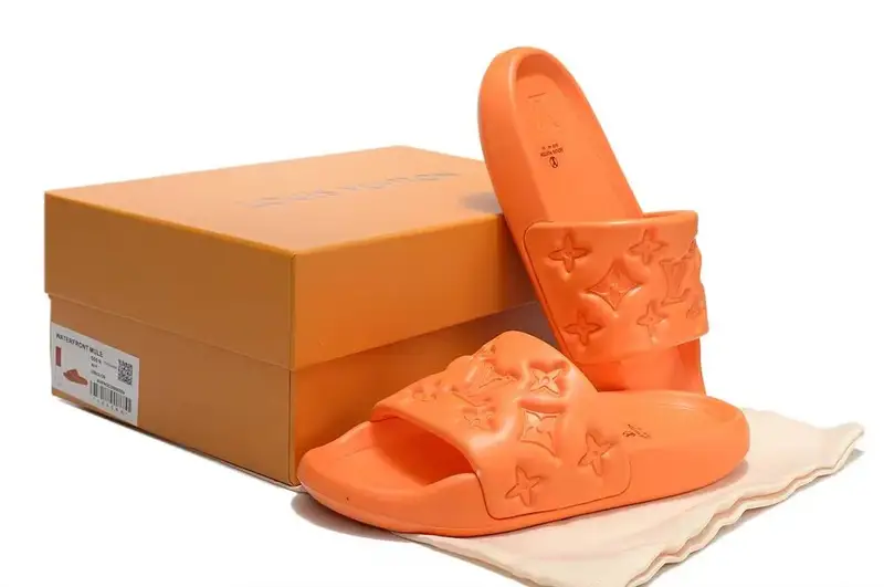 LV Waterfront Shoes — orange colorway — Joyagoo Spreadsheet photo