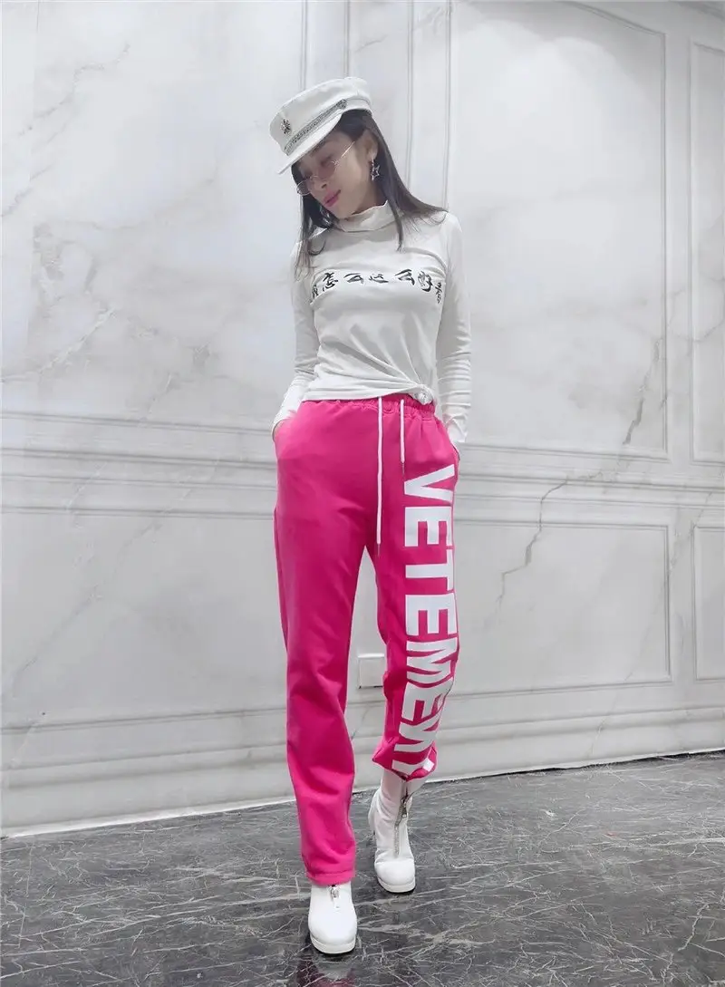 Vetements Pants — rose pink single paragraph colorway — Joyagoo Spreadsheet photo