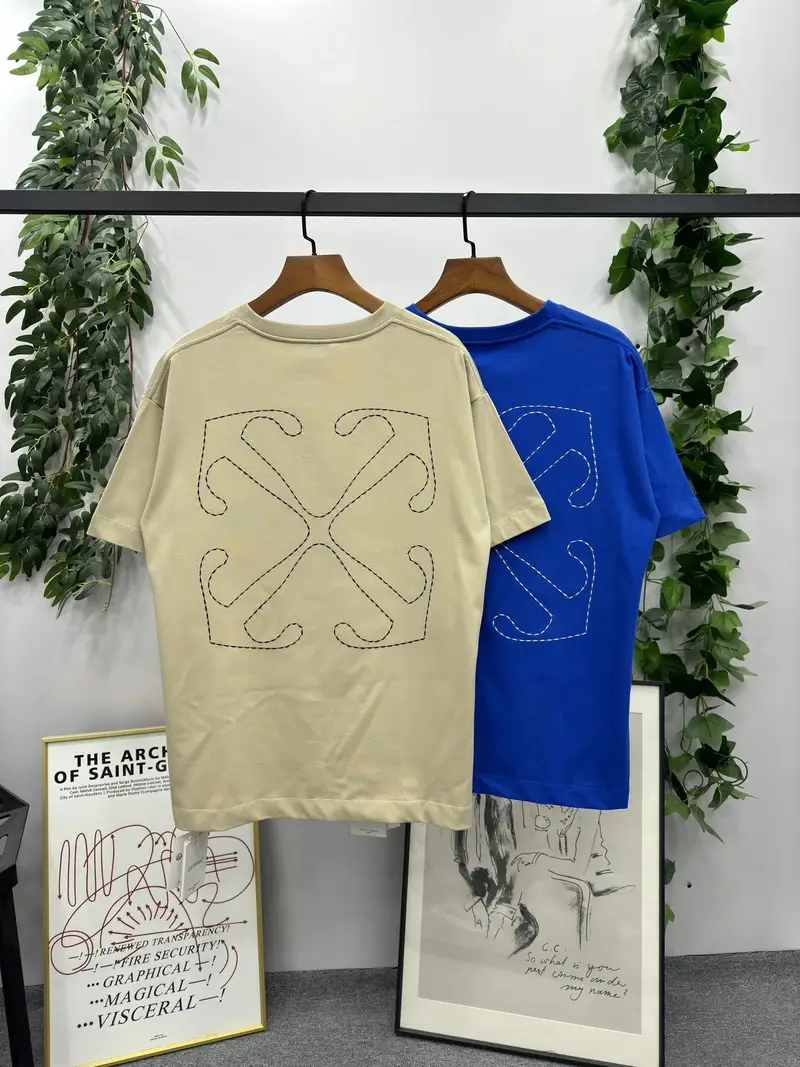 Off-White Scratch T-Shirt — Blue 05 colorway — Joyagoo Spreadsheet photo