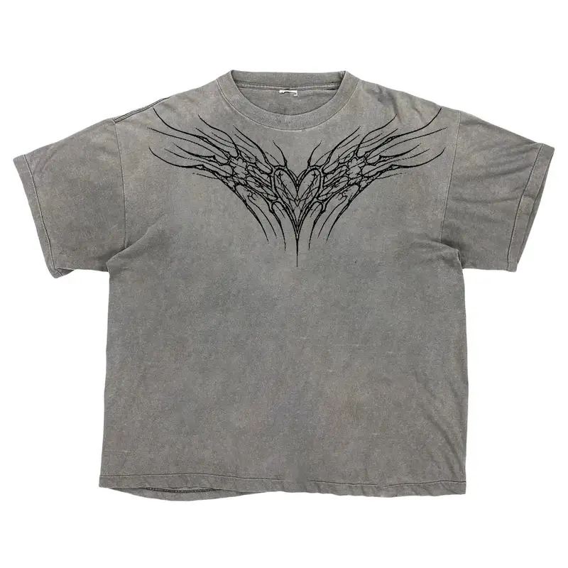 Random Unique Tee — Washed gray S colorway — Joyagoo Spreadsheet photo