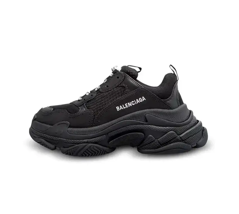 Balenciaga 3S White Shoes — pure black colorway — Joyagoo Spreadsheet photo