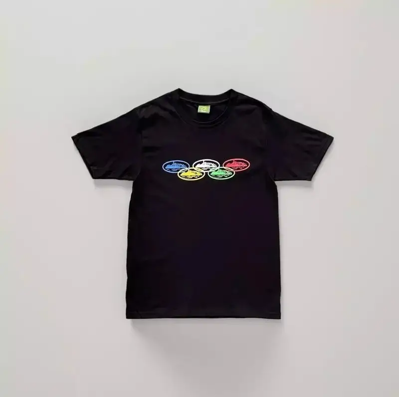 Corteiz Tee — five rings black colorway — Joyagoo Spreadsheet photo
