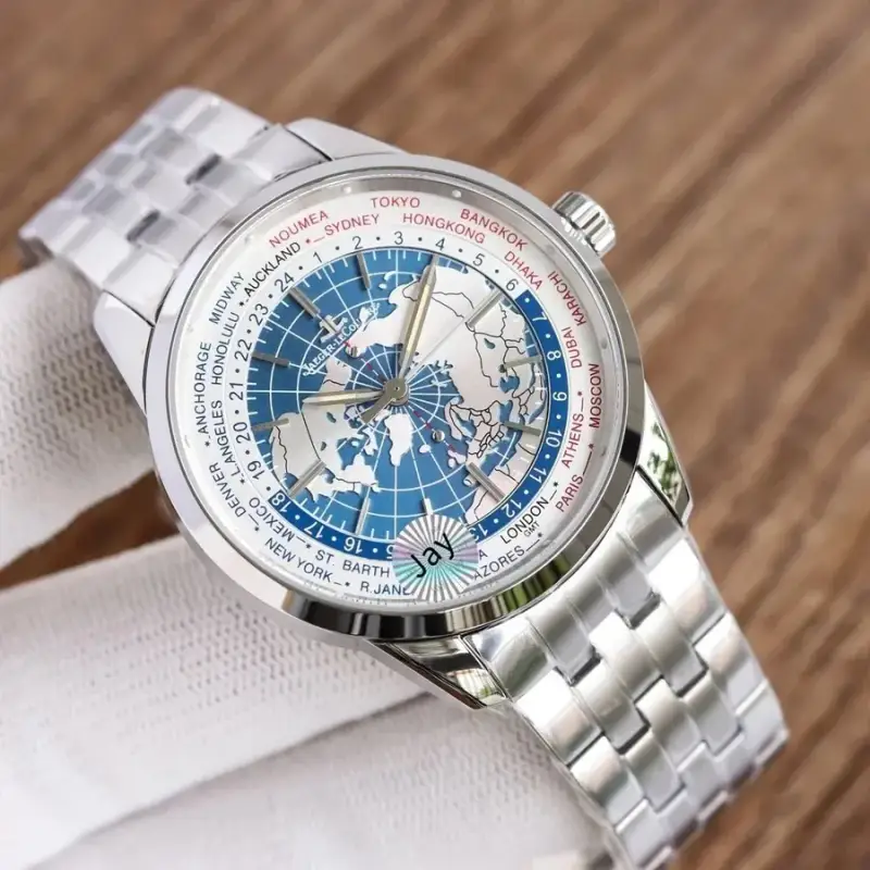 Jaeger-LeCoultre Geophysic Watch — Silver Shell-White Steel Strip colorway — Joyagoo Spreadsheet photo
