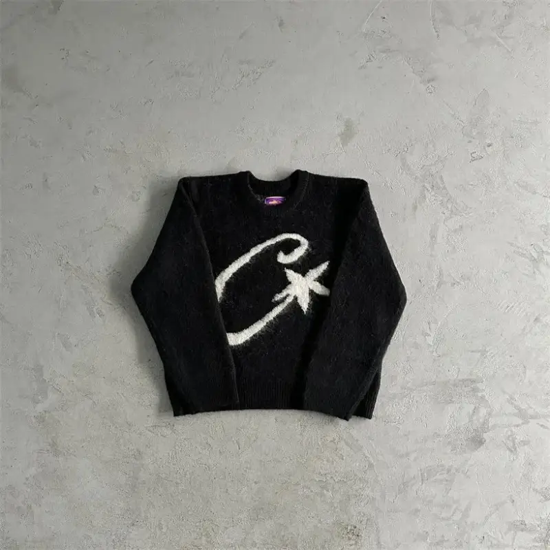 Corteiz Knit Sweater — Big C Black Sweater colorway — Joyagoo Spreadsheet photo