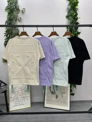 Off-White Scratch T-Shirt — milky white colorway — Joyagoo Spreadsheet photo