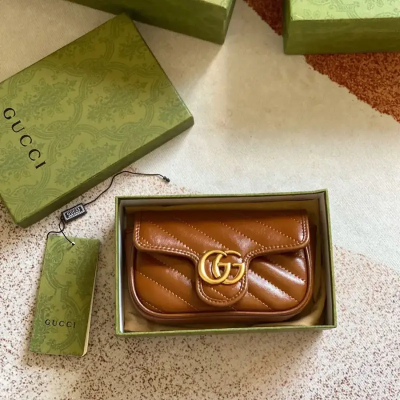 Gucci GG marmont — 17cm brown colorway — Joyagoo Spreadsheet photo