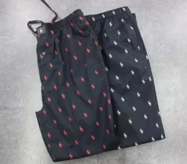 Ralph Lauren Night Pants Baby Blue — Black background white horse colorway — Joyagoo Spreadsheet photo