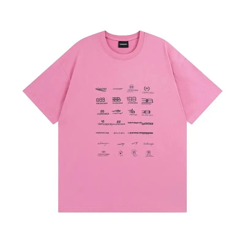 Balenciaga Archives Logo T-Shirt — Peach red colorway — Joyagoo Spreadsheet photo