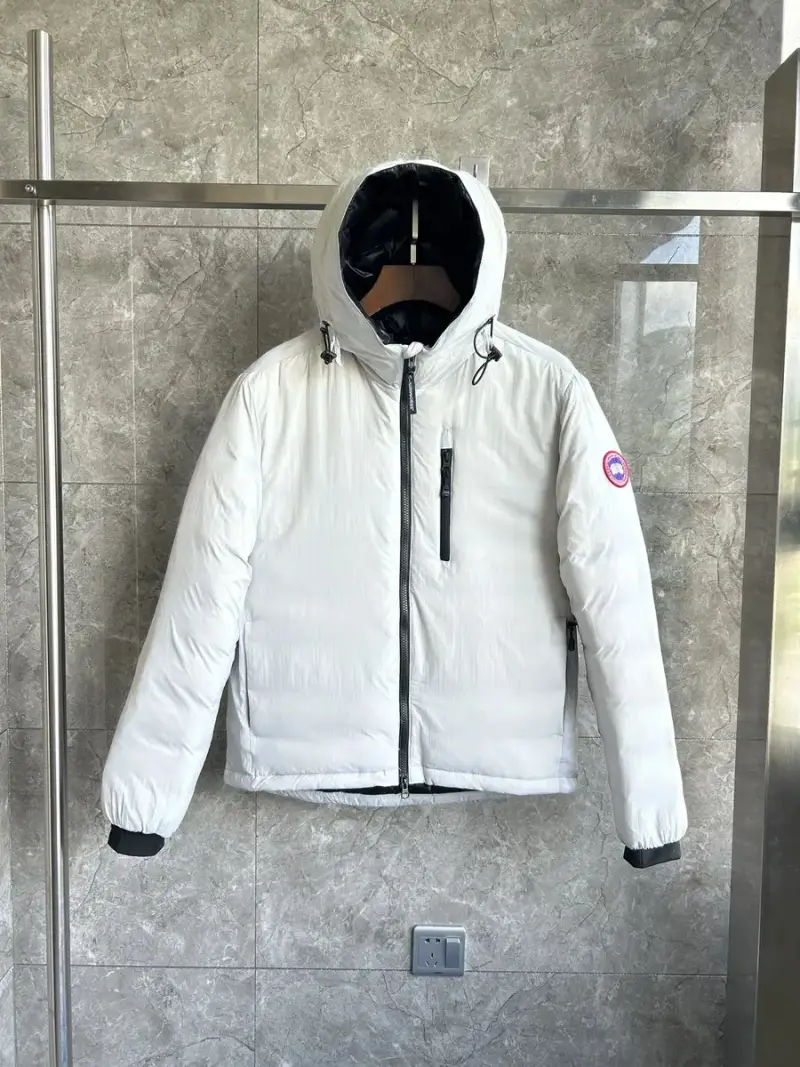 Canada Goose Lodge Hooded Jacket — White colorway — Joyagoo Spreadsheet photo