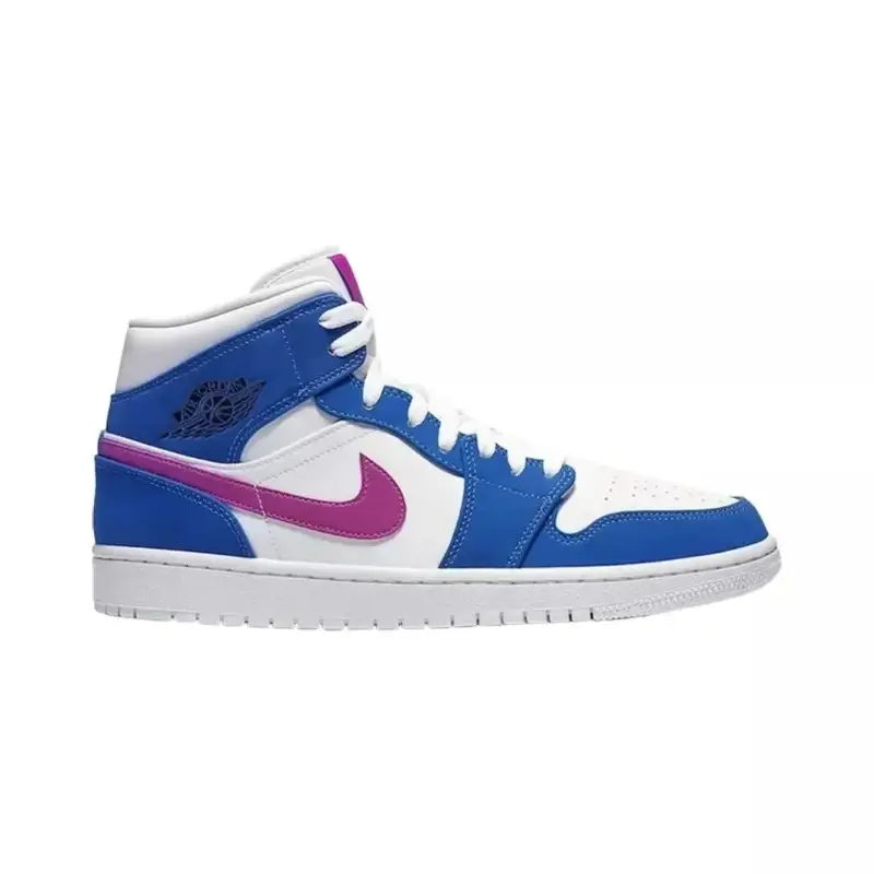 Jordan 1 Mid Shoes — Hyper Royal Hyper Violet colorway — Joyagoo Spreadsheet photo