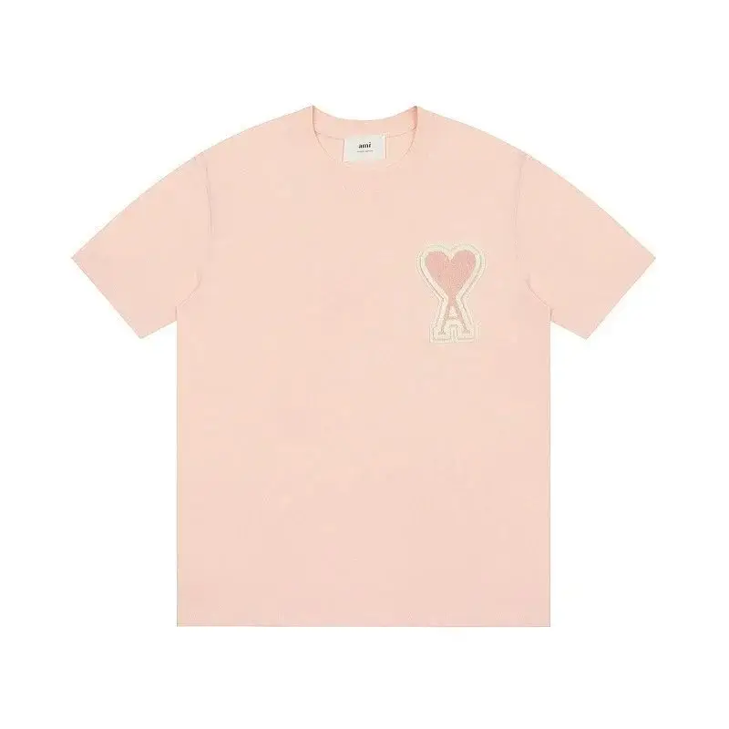 Ami Paris T-Shirts With Big Logo — Meat pink colorway — Joyagoo Spreadsheet photo