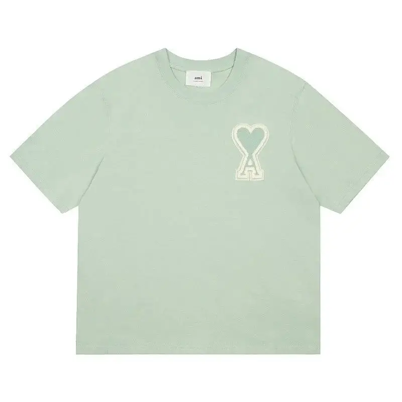 Ami Paris T-Shirts With Big Logo — Mint green colorway — Joyagoo Spreadsheet photo