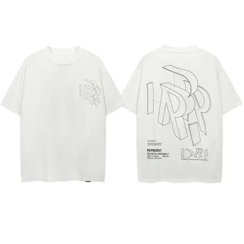 HOUSE OF ERRORS T-shirt — R3018# white colorway — Joyagoo Spreadsheet photo