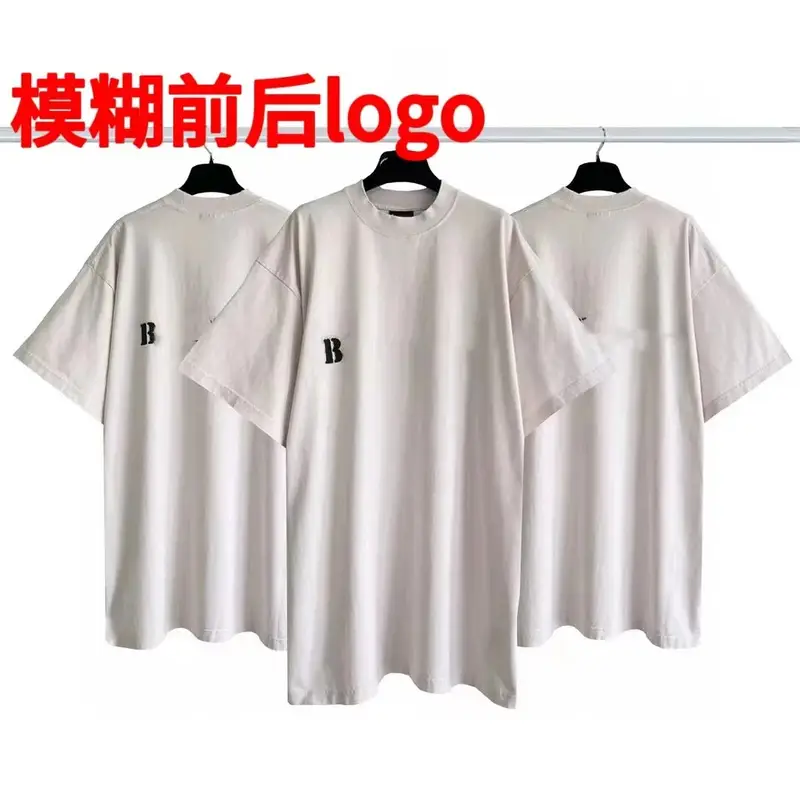 Balenciaga Tees — Blur front and back logo white colorway — Joyagoo Spreadsheet photo