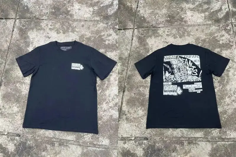 Enfans Tees — ERD black graffiti colorway — Joyagoo Spreadsheet photo