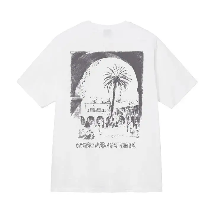 Stussy t-shirt — White 【 Gate 】 colorway — Joyagoo Spreadsheet photo