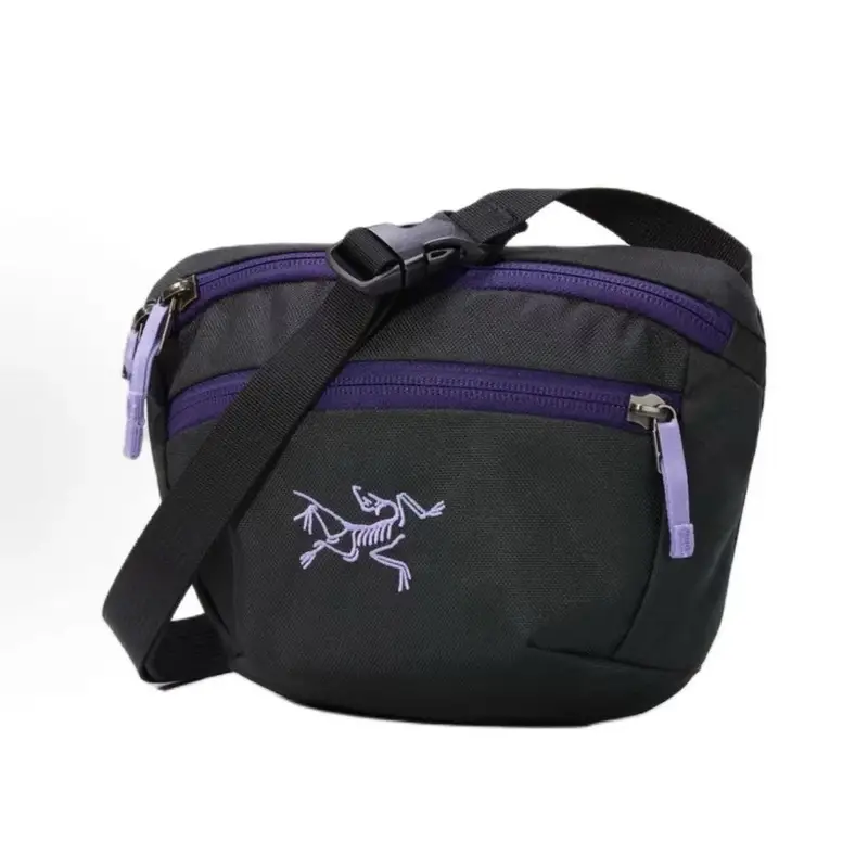 Arc'teryx Shoulder Bag — Black with purple, 1L colorway — Joyagoo Spreadsheet photo