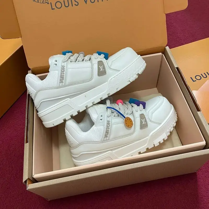 LV Trainers Maxi — Pure white colorway — Joyagoo Spreadsheet photo