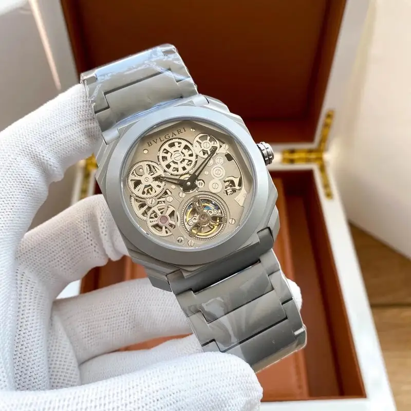 Bvlgari Watch — Titanium ash shell， ash plate steel belt colorway — Joyagoo Spreadsheet photo