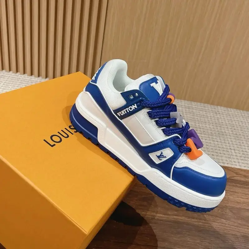 LV Trainers Maxi — Blue and white colorway — Joyagoo Spreadsheet photo