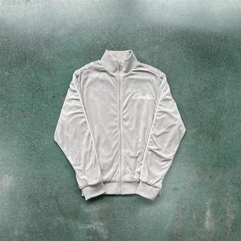 Corteiz Tracksuit Top — Gray velvet top colorway — Joyagoo Spreadsheet photo