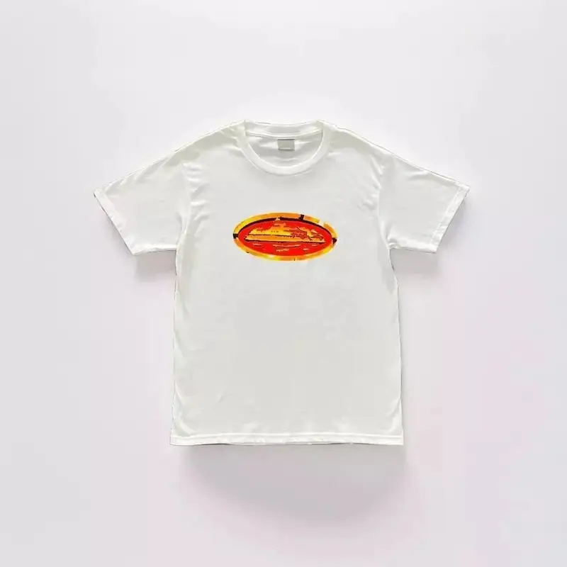 Corteiz Tee — red circle graffiti white colorway — Joyagoo Spreadsheet photo