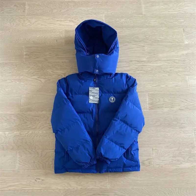 Shiny Trapstar Jacket — Classic Dark Blue Jacket colorway — Joyagoo Spreadsheet photo