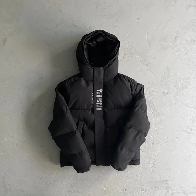Trapstar Jacket — 2.0 Grey Embroidered Black Label Black Jacket colorway — Joyagoo Spreadsheet photo