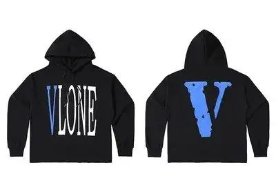 VLONE Hoodie — Black Blue Shanghai Limited Black Blue V colorway — Joyagoo Spreadsheet photo